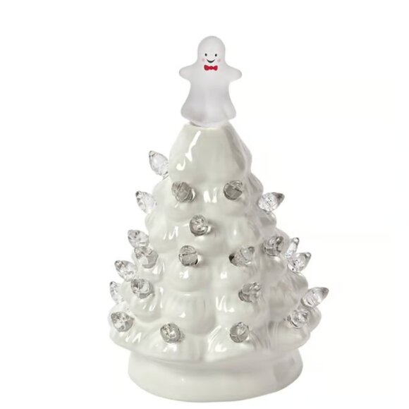 Mr. Halloween 5" PUMPKIN Nostalgic Tree Orange LED Ceramic BRAND-NEW w/ALL tag🎃 - Picture 9 of 16